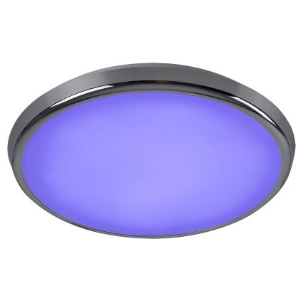 Rabalux - LED RGB Plafonnier de salle de bain LED/18W/230V d. 30 cm 3000-6500K IP44 + télécommande