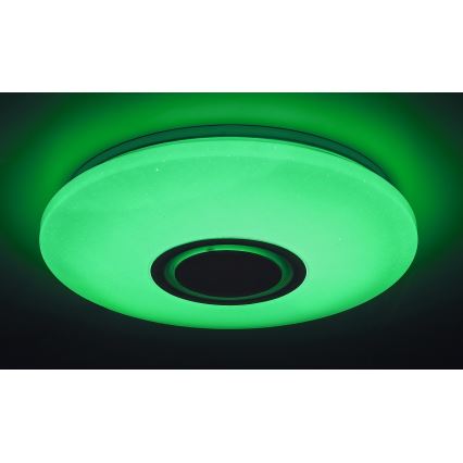 Rabalux - LED RGB Dimbare plafondlamp met speaker LED/24W/230V Wi-Fi Tuya + afstandsbediening