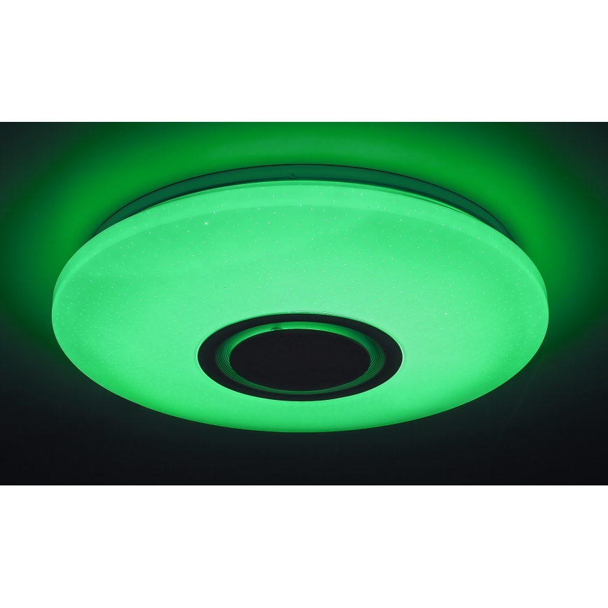 Rabalux - LED RGB Dimbare plafondlamp met speaker LED/24W/230V Wi-Fi Tuya + afstandsbediening