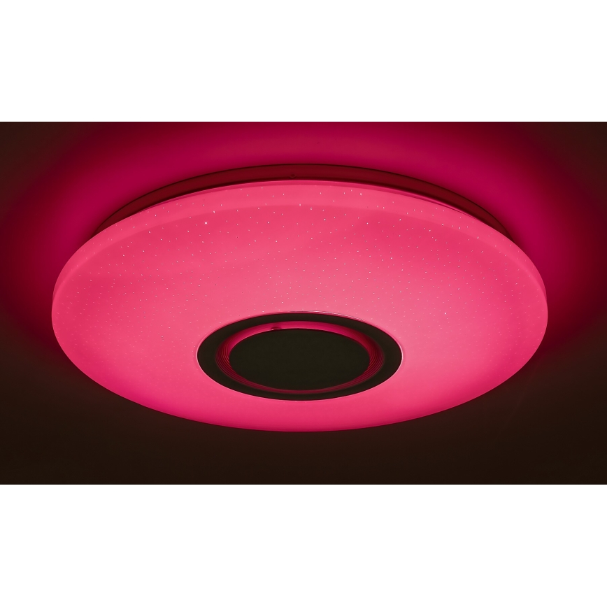Rabalux - LED RGB Dimbare plafondlamp met speaker LED/24W/230V Wi-Fi Tuya + afstandsbediening