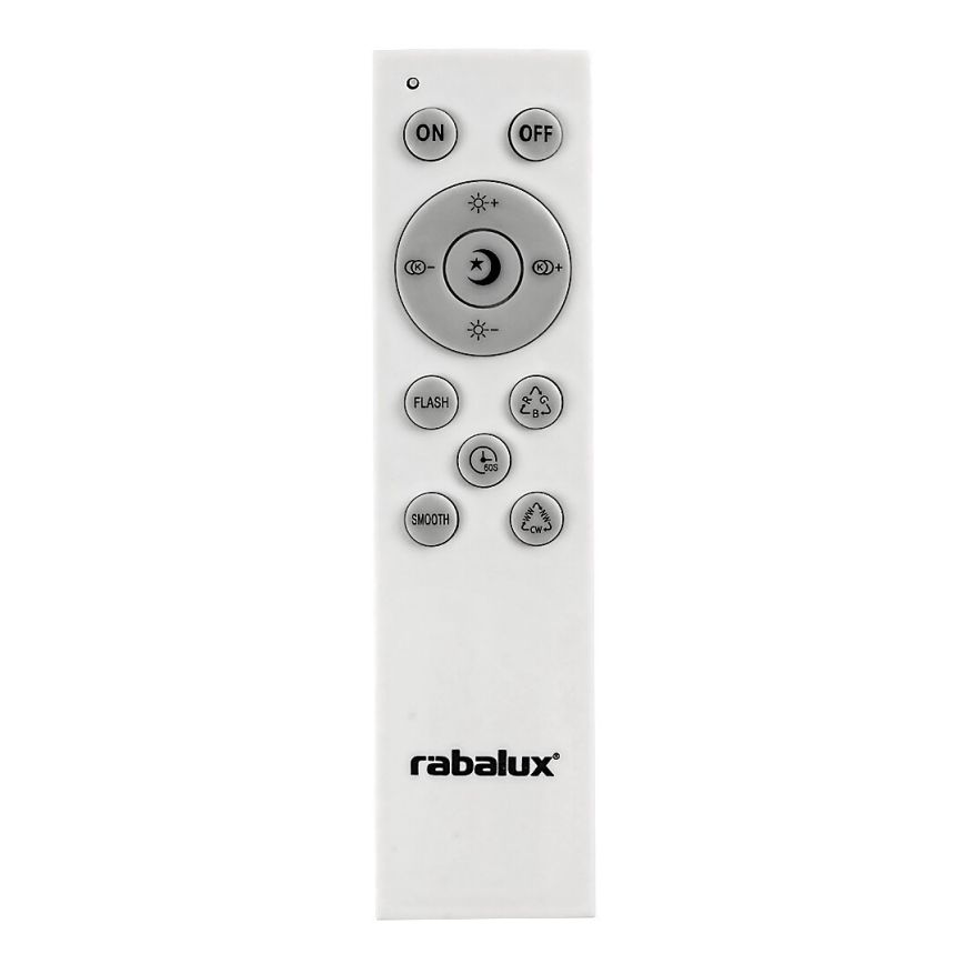 Rabalux - LED RGB Dimbare plafondlamp met speaker LED/24W/230V Wi-Fi Tuya + afstandsbediening
