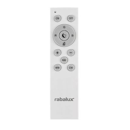 Rabalux - LED RGB Dimbare plafondlamp LED/40W/230V 2700-6500K Wi-Fi Tuya + afstandsbediening