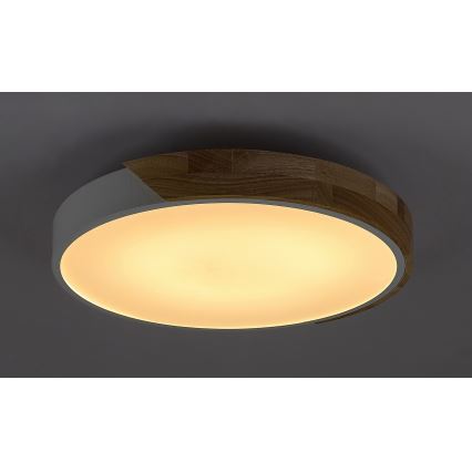 Rabalux - Plafonnier LED/24W/230V blanc/chêne