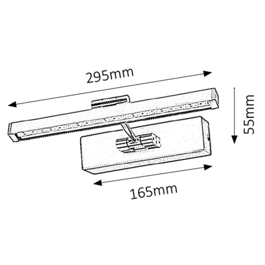 Rabalux - LED Schilderijverlichting LED/5W/230V