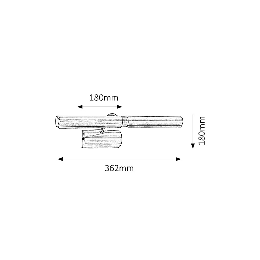 Rabalux - Applique pour tableau 2xE14/40W/230V