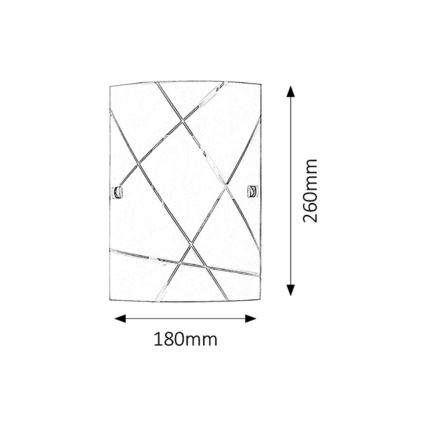 Rabalux - Applique murale 1xE27/60W/230V