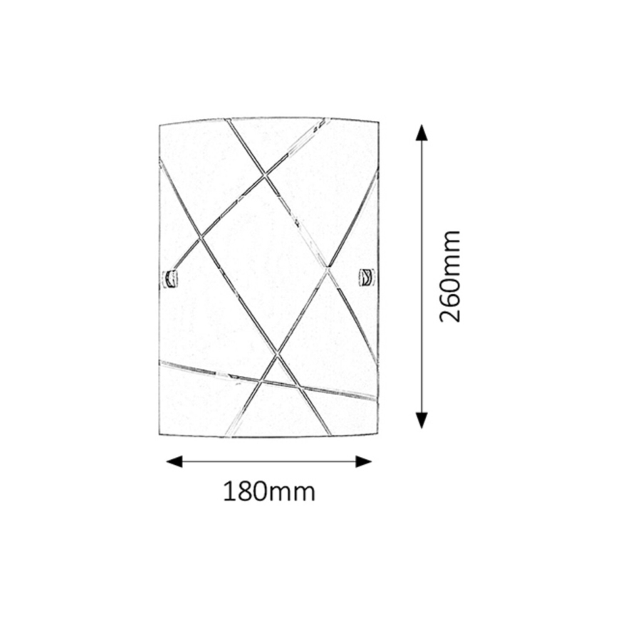 Rabalux - Applique murale 1xE27/60W/230V