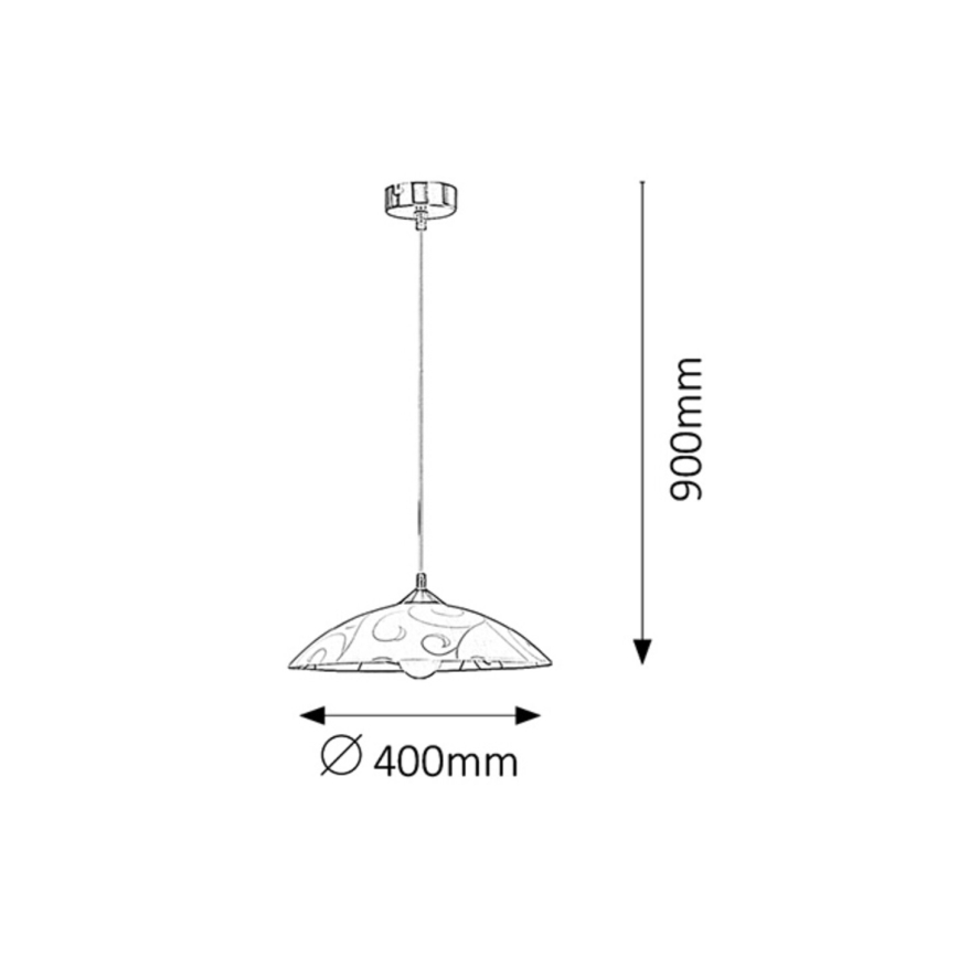 Rabalux - Hanglamp 1xE27/60W/230V