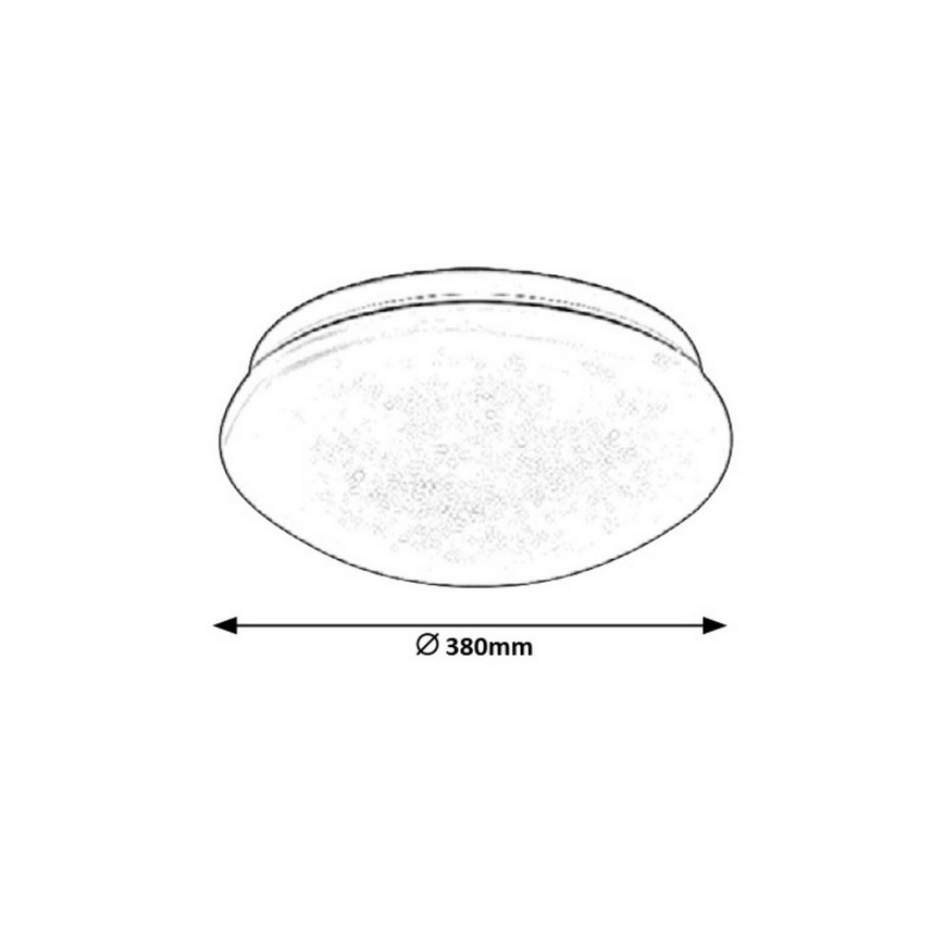 Rabalux - LED Plafondlamp LED/24W/230V