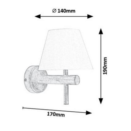 Rabalux - Applique murale LED salle de bain LED/6W/230V IP44