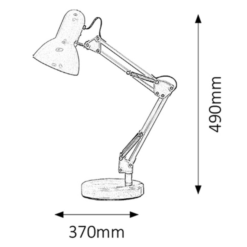 Rabalux - Tafellamp 1xE27/60W/230V