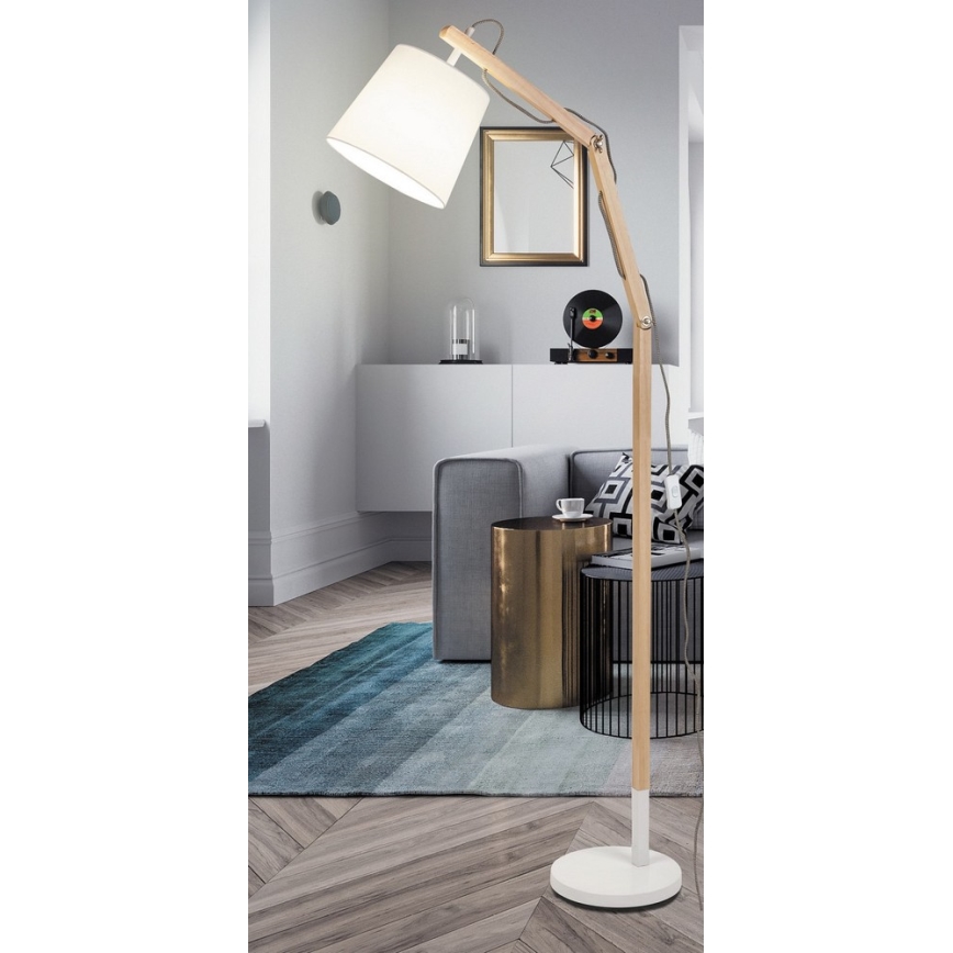 Rabalux - Lampadaire E27/60W hêtre