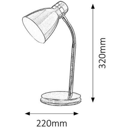 Rabalux - Lampe de table 1xE14/40W/230V