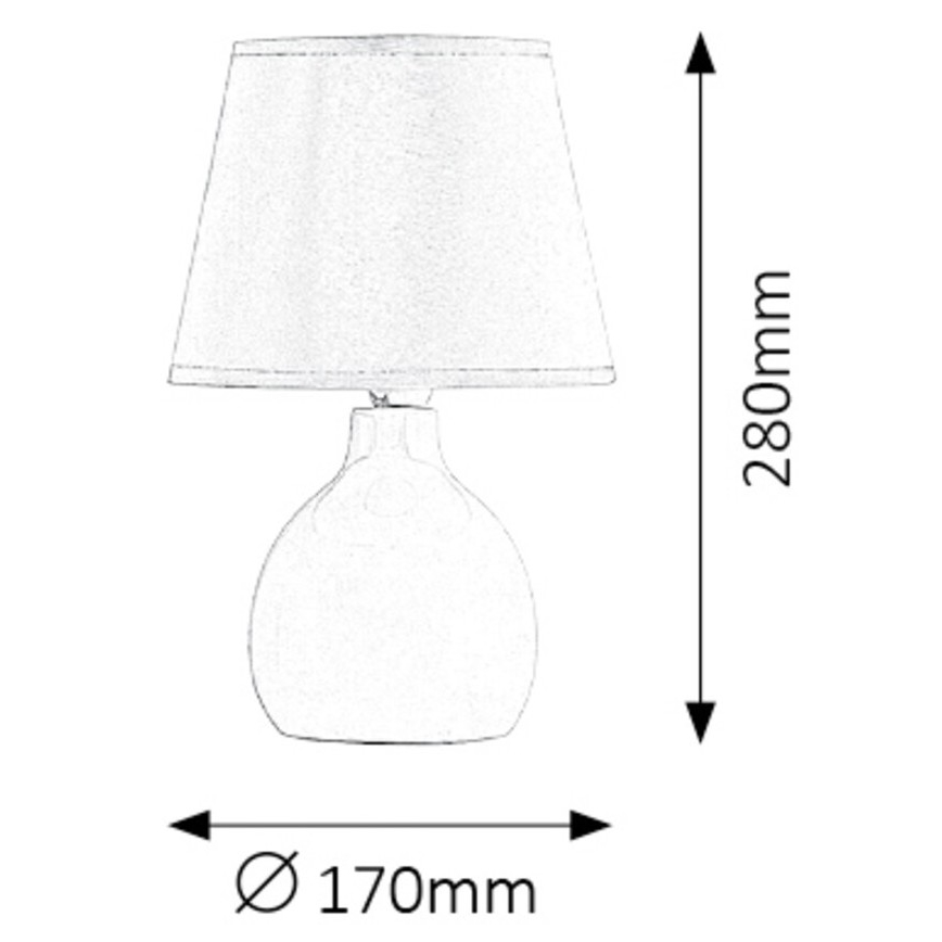 Rabalux - Tafellamp 1xE14/40W/230V