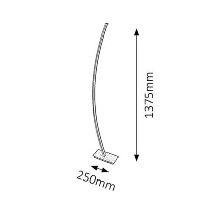 Rabalux - Lampadaire LED 1xLED/26W/230V