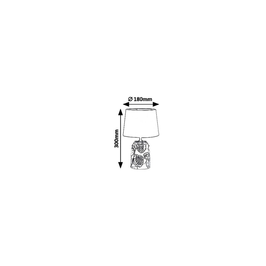 Rabalux 4549 - Tafellamp SONAL 1xE14/40W/230V