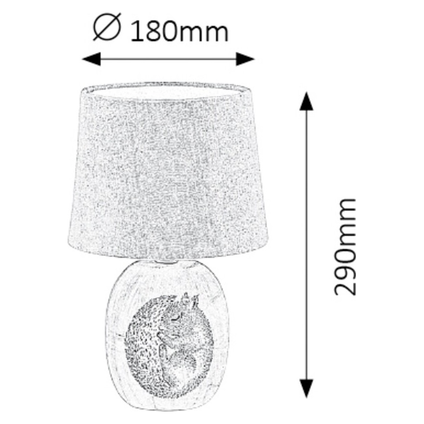 Rabalux - Kinder-tafellamp 1xE14/40W/230V