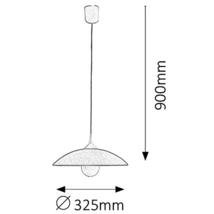 Rabalux - Hanglamp 1xE27/60W/230V