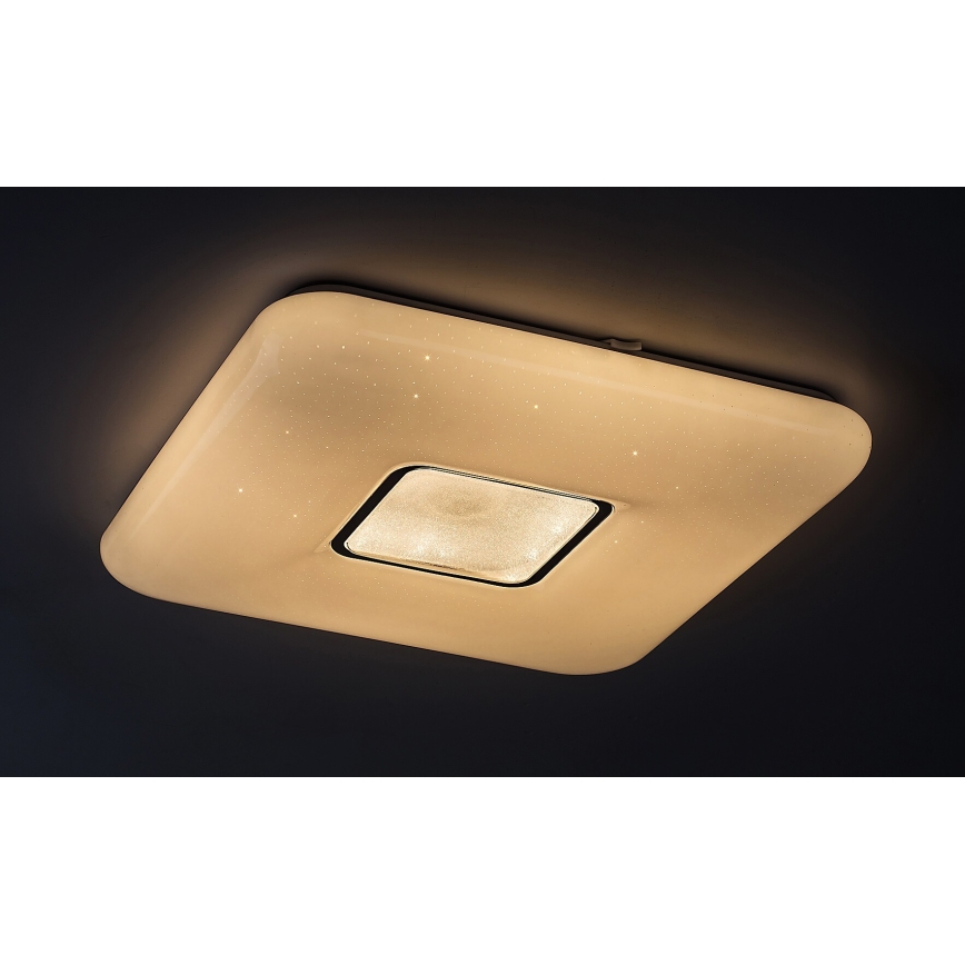 Rabalux - Plafonnier LED dimmable LED/70W/230V + télécommande 44x44 cm