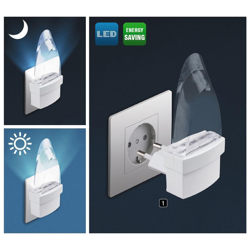 Rabalux 4657 - Lampe LED à brancher PARIS 1xLED/0,5W/230V