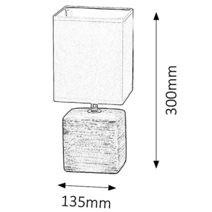 Rabalux - Tafellamp 1xE14/40W/230V