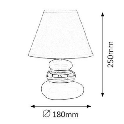 Rabalux - Lampe de table 1xE14/40W/230V