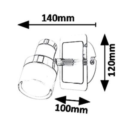 Rabalux 5021 - LED Wandspot HAROLD LED/5W/230V IP44