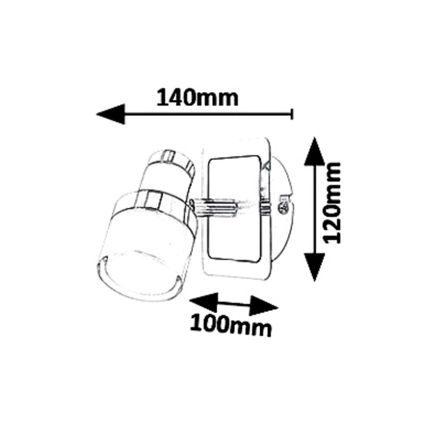Rabalux 5021 - Spot LED mural HAROLD LED/5W/230V IP44