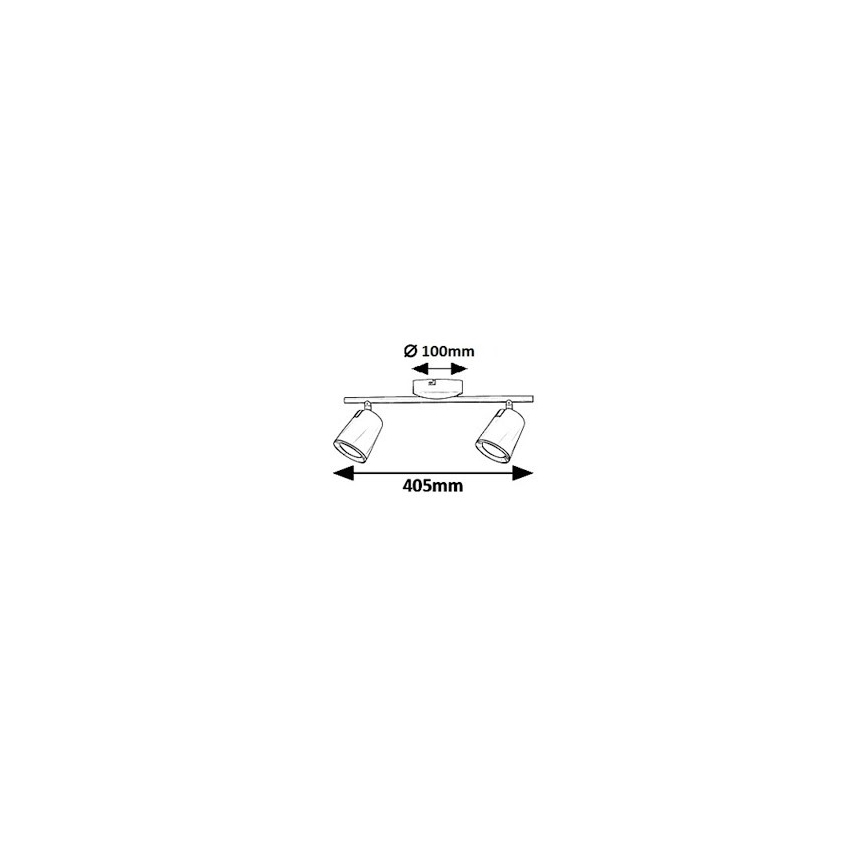 Rabalux 5046 - Spot LED SOLANGE 2xLED/6W/230V