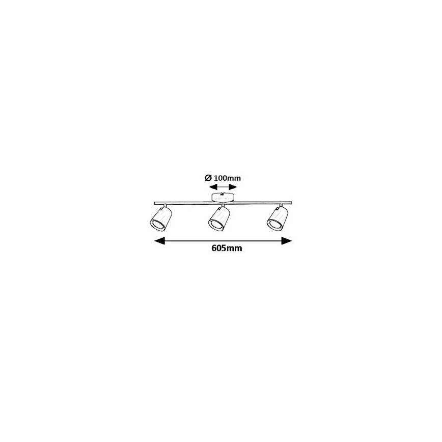 Rabalux 5047 - Spot LED SOLANGE 3xLED/6W/230V