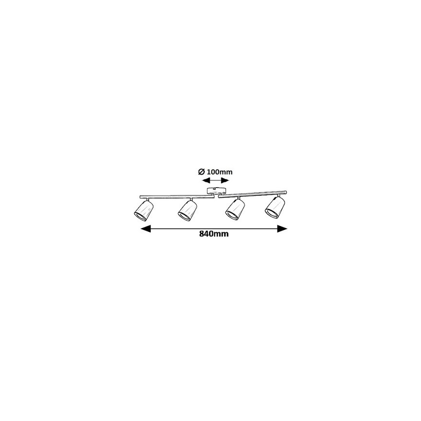 Rabalux 5048 - LED Spot SOLANGE 4xLED/6W/230V