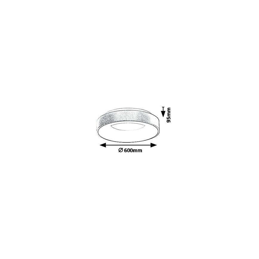 Rabalux 5053 - LED Plafondverlichting CARMELA LED/50W/230V