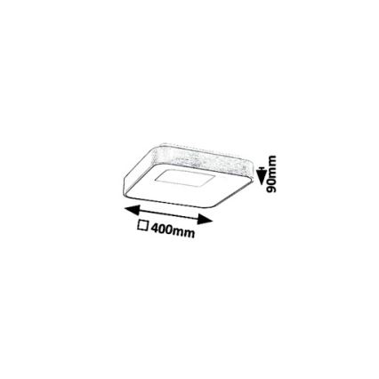 Rabalux - Plafonnier CARMELA LED/30W/230V 40x40 cm