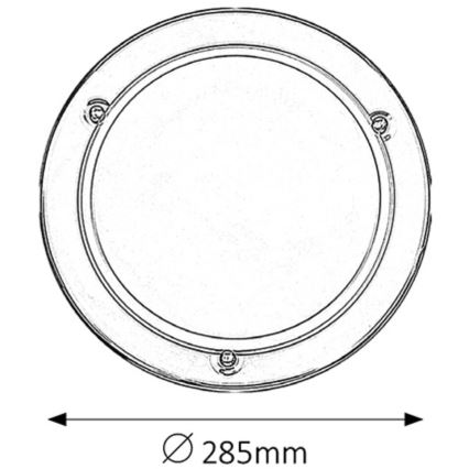 Rabalux - Plafonnier 1xE27/60W/230V