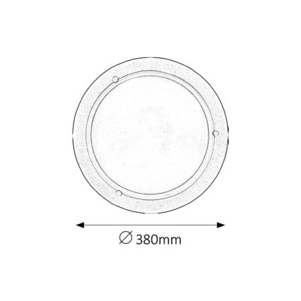 Rabalux - Plafondlamp 2xE27/60W/230V diameter 38 cm