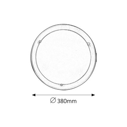 Rabalux - Plafondlamp 2xE27/60W/230V