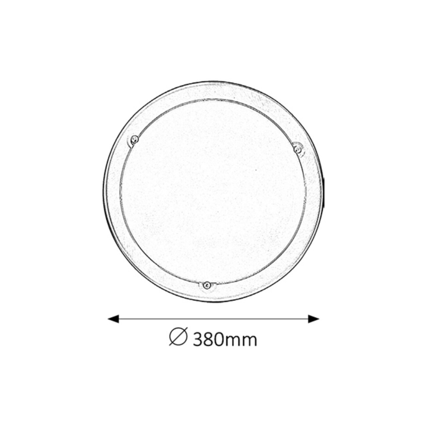 Rabalux - Plafondlamp 2xE27/60W/230V