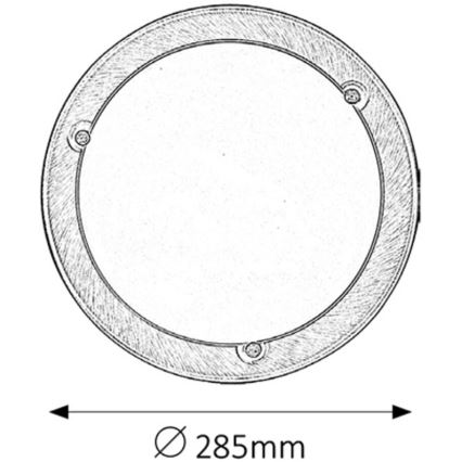 Rabalux - Plafondlamp 1xE27/60W/230V