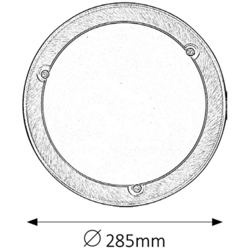 Rabalux - Plafondlamp 1xE27/60W/230V