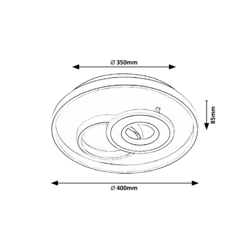 Rabalux - LED Plafondlamp LED/40W/230V diameter 40 cm
