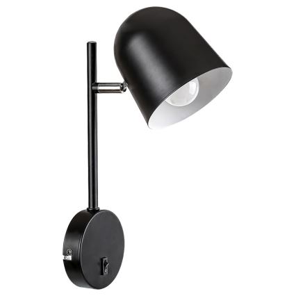 Rabalux - Applique murale EGON 1xE14/40W/230V noire