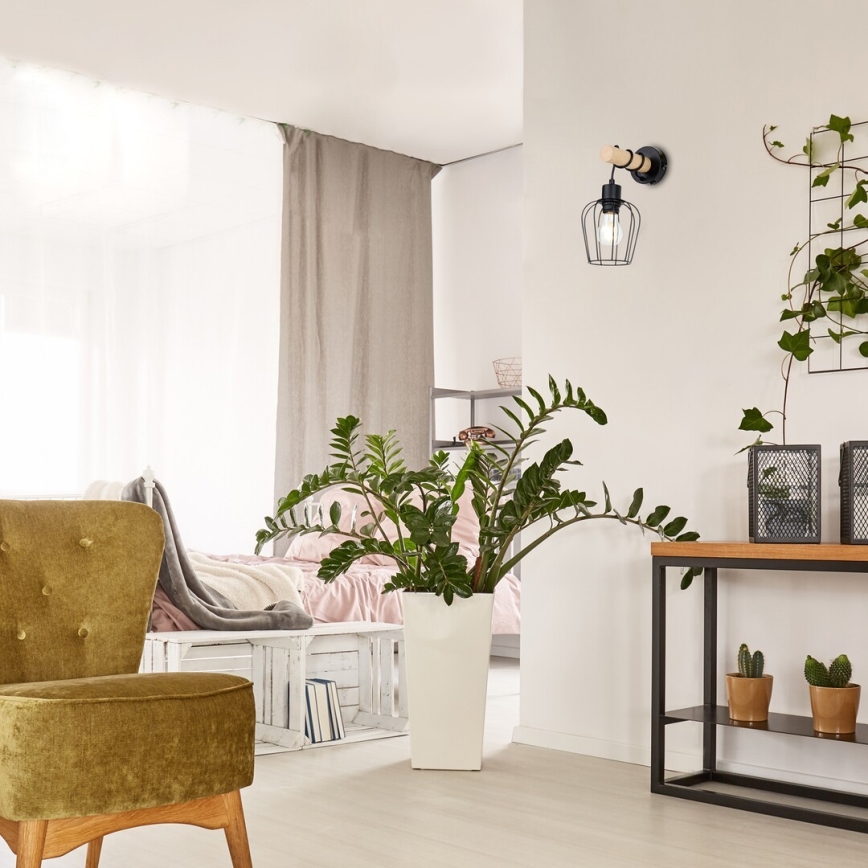 Rabalux - Wandlamp 1xE27/40W/230V rubberen boom