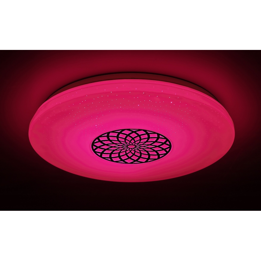 Rabalux - LED RGB dimbare plafondlamp LED/24W/230V 3000-6500K Wi-Fi Tuya Ø 39,5 cm + afstandsbediening