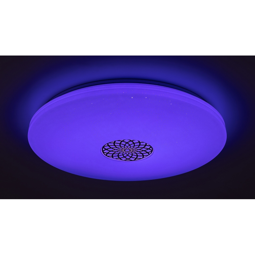 Rabalux - Dimbare LED RGB plafondlamp LED/40W/230V 3000-6500K Wi-Fi Tuya diameter 60 cm + afstandsbediening