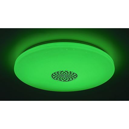 Rabalux - Dimbare LED RGB plafondlamp LED/40W/230V 3000-6500K Wi-Fi Tuya diameter 60 cm + afstandsbediening