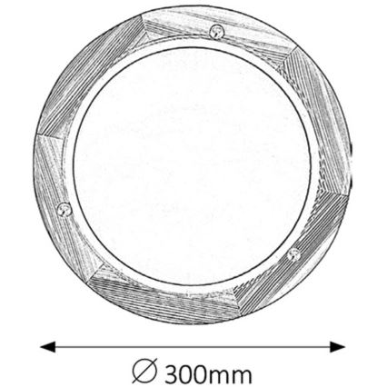 Rabalux - Plafondlamp 1xE27/60W/230V diameter 30 cm
