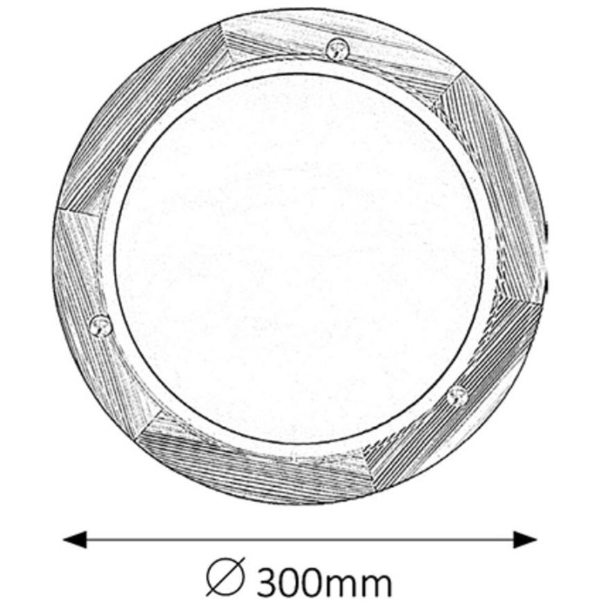 Rabalux - Plafondlamp 1xE27/60W/230V diameter 30 cm