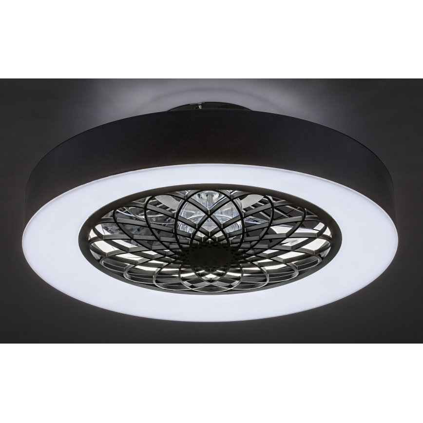 Rabalux - Plafonnier à intensité variable avec ventilateur LED/35W/230V 3000-6000K + télécommande
