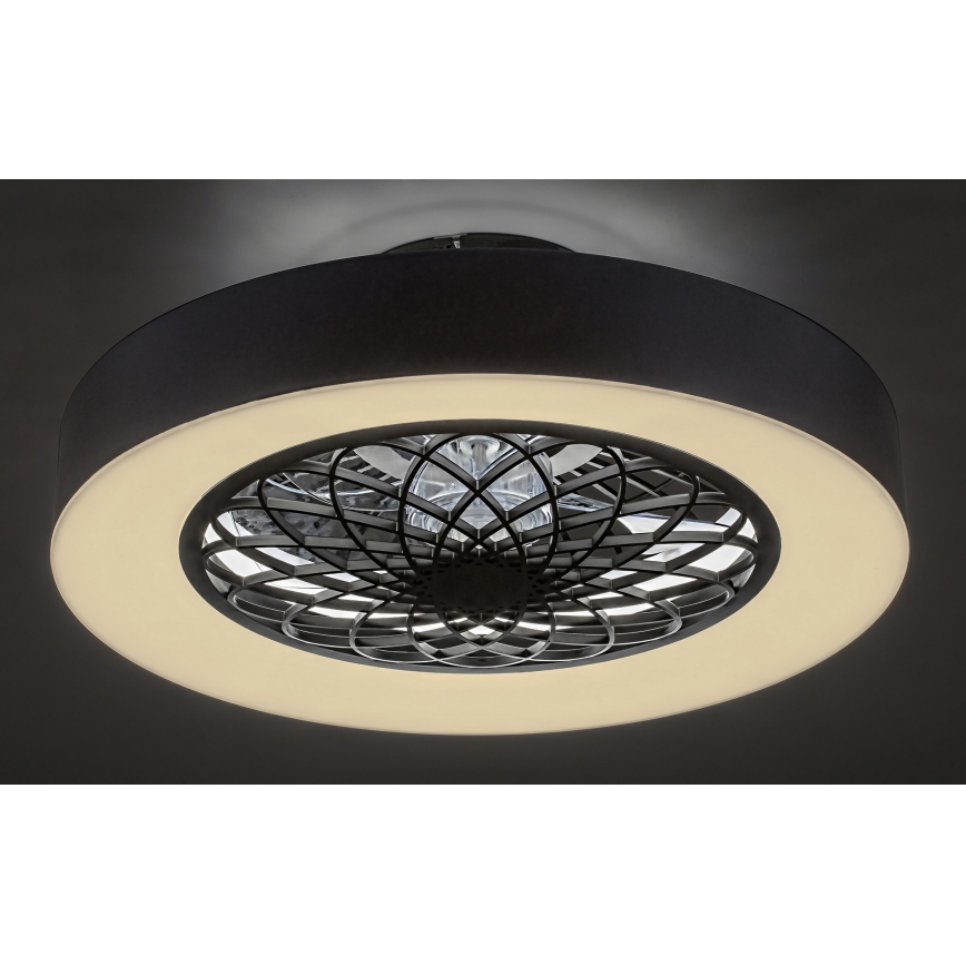 Rabalux - Plafonnier à intensité variable avec ventilateur LED/35W/230V 3000-6000K + télécommande