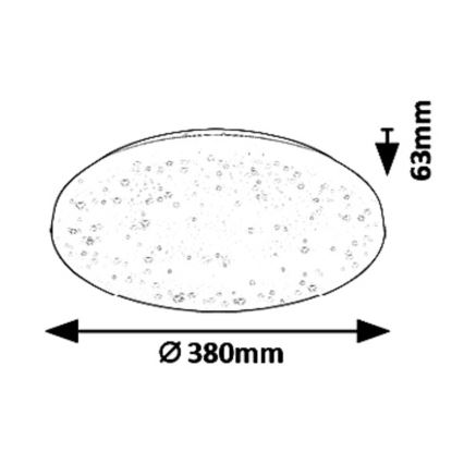 Rabalux - LED plafondlamp LED/32W/230V diameter 38 cm